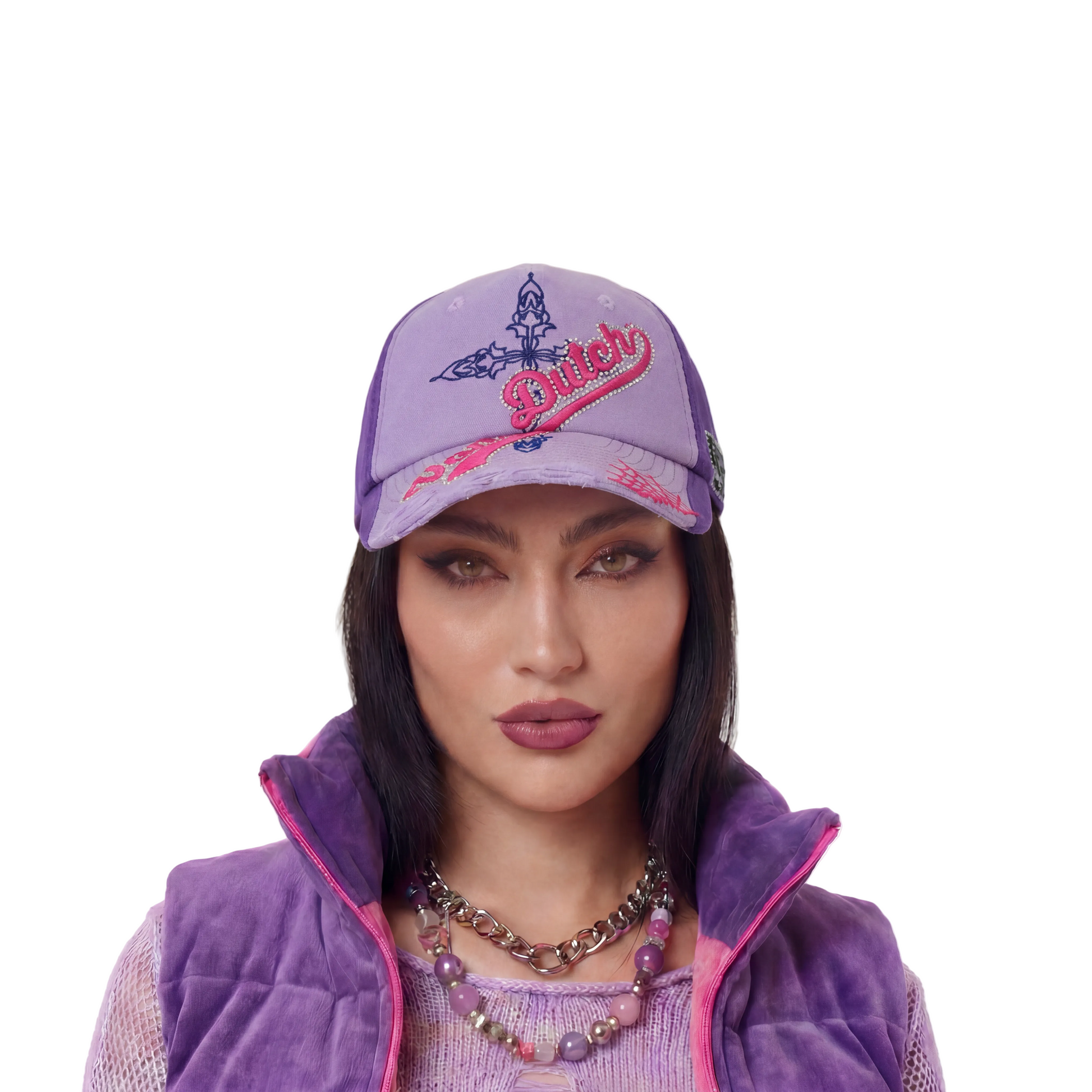 Indiana 6 Panel Hat - Lilac | Von Dutch