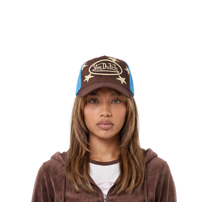 Burgundy Americana Trucker Hat