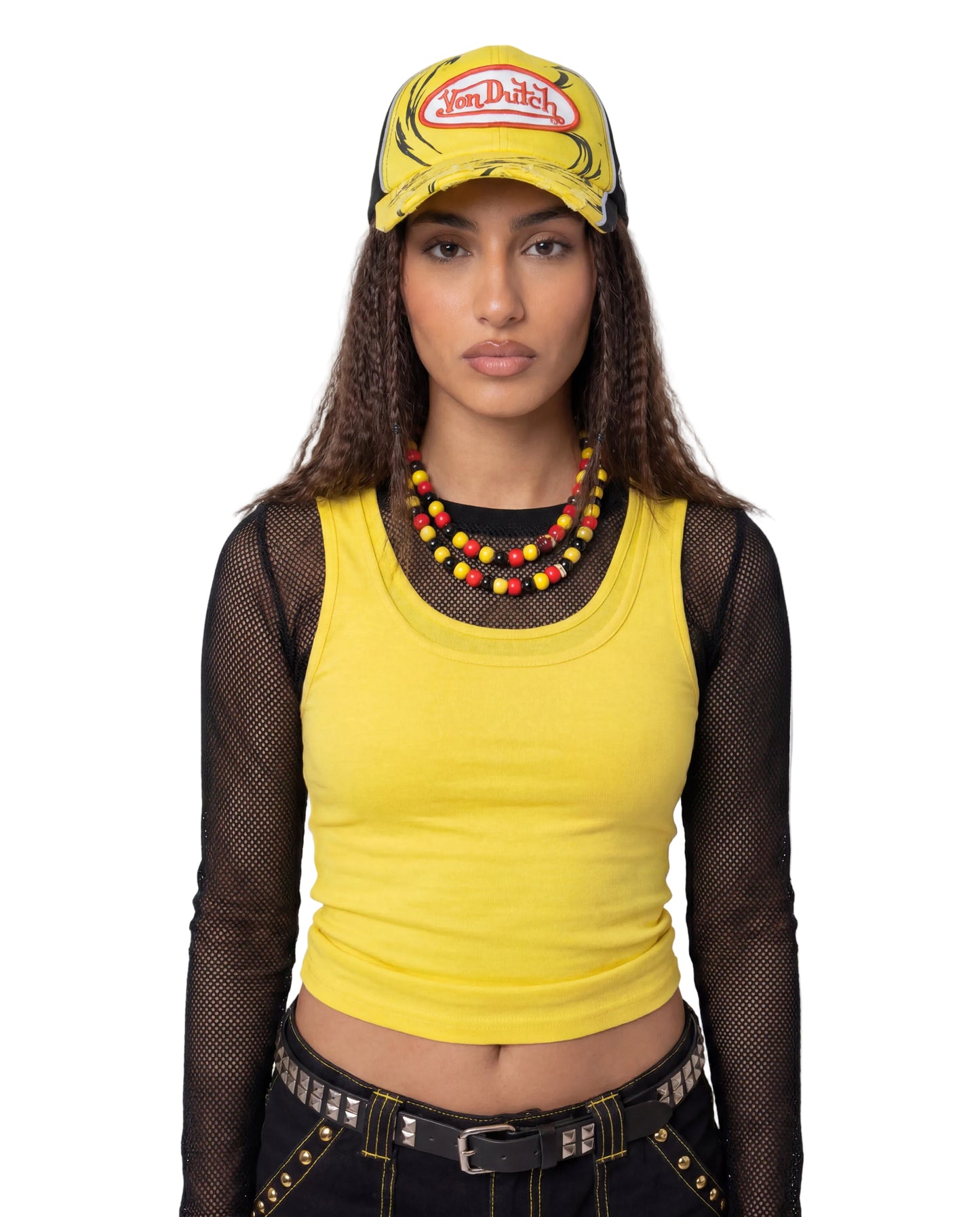 Speedway 6 Panel Hat - Yellow