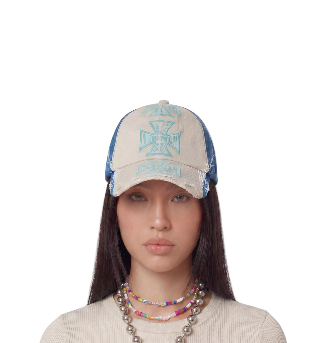 Chopper 6 Panel Hat - Cream