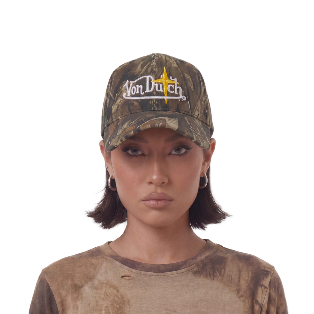VON DUTCH x PROSPA PROPHECY TRUCKER HAT - TREE CAMO