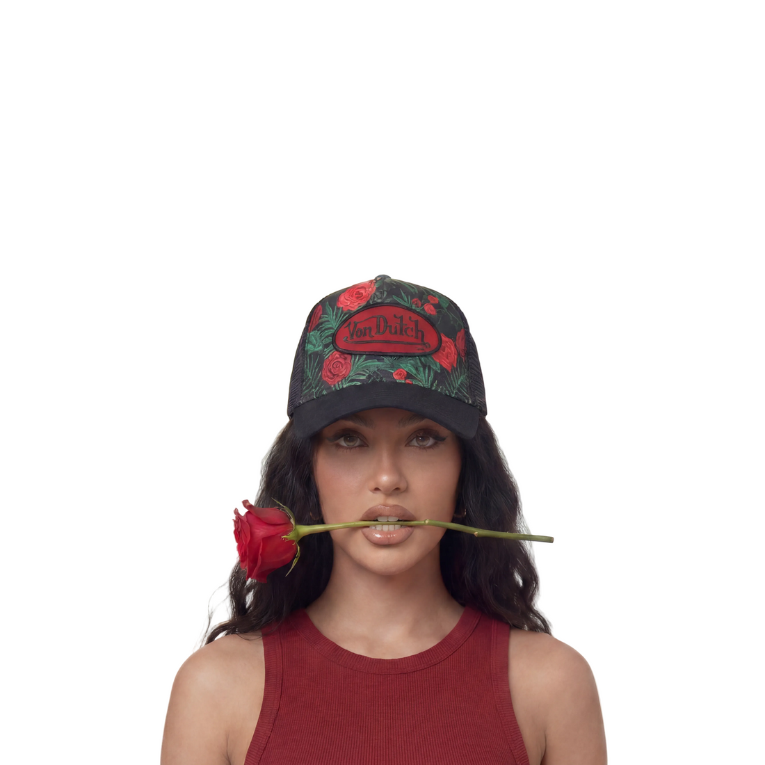 Rose Trucker Hat