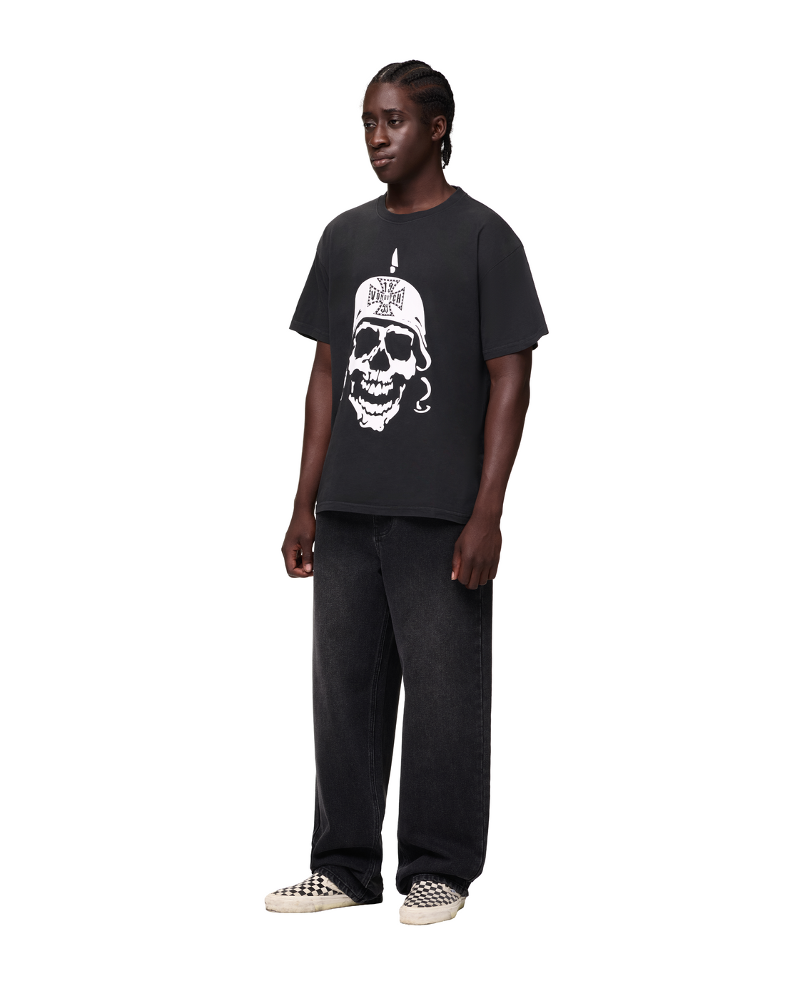 Hell Riders Rhinestone Tee - Black — image 4