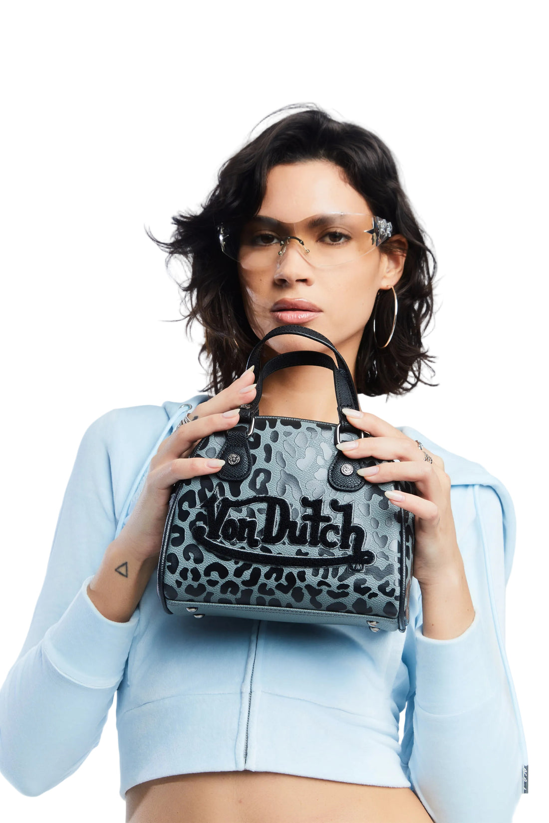 Mini Bowling Bag - Blue Cheetah — image 2