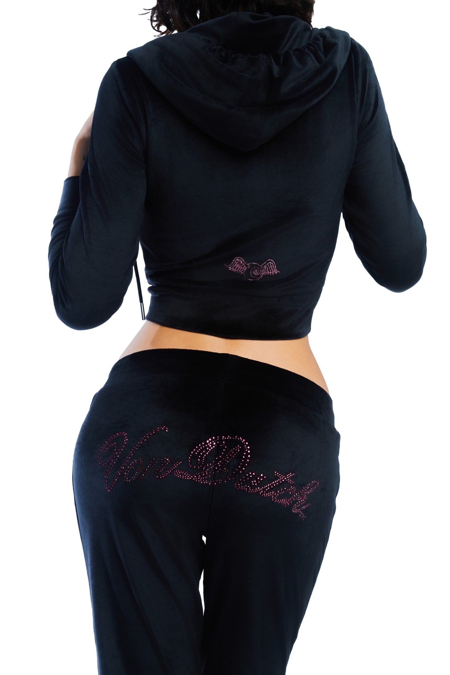 Velour Sweats - Black
