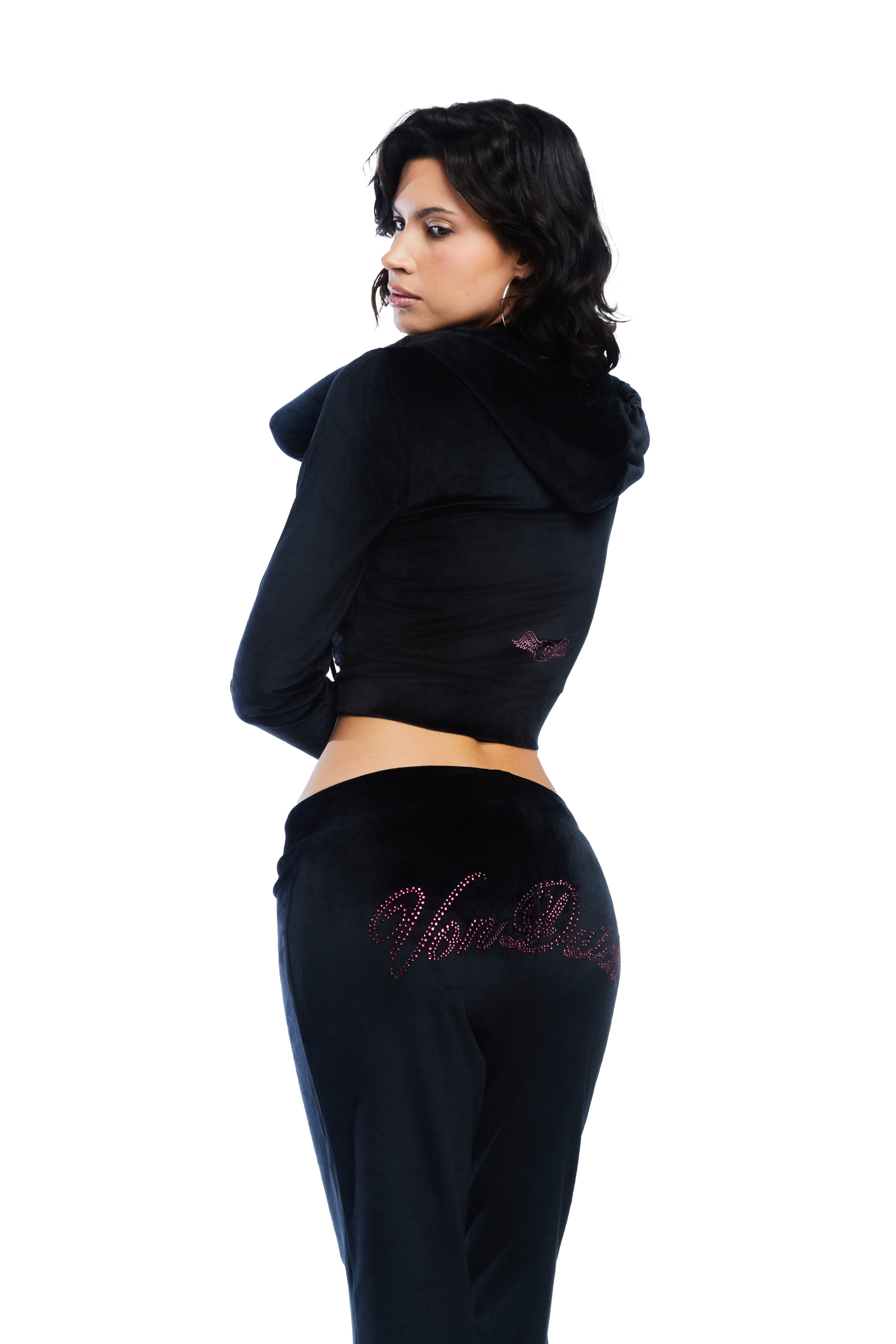 Velour Sweats - Black