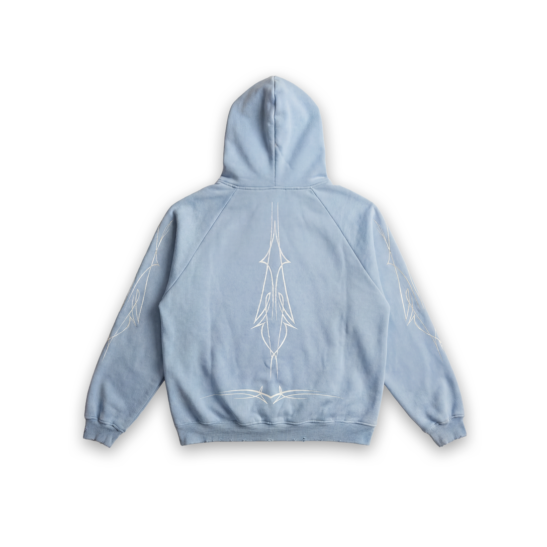 SUMMER BLUES DISTRESSED HOODIE - VD x HARDFEST – Von Dutch