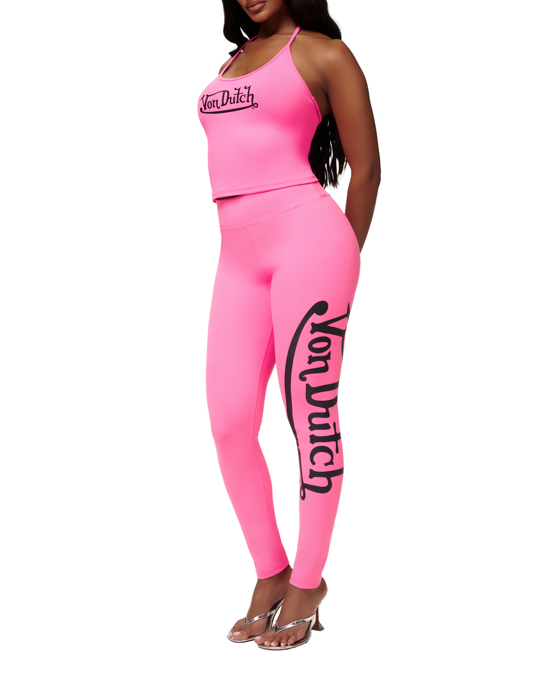 Women's Active Leggings - Hot Pink — image 2