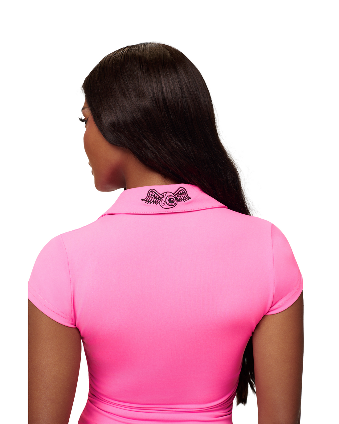 Women's Active Polo Shirt - Hot Pink — image 5
