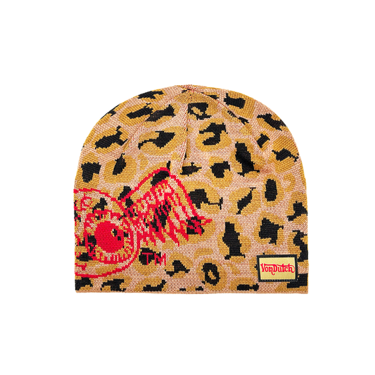 Flying Eye Beanie - Leopard