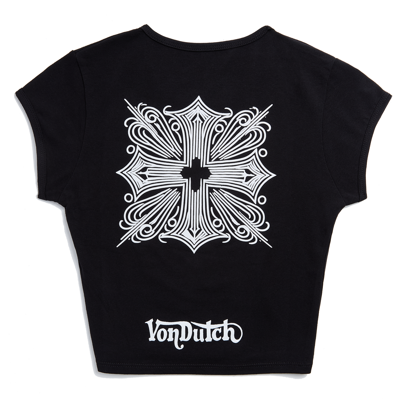 Von Dutch Black & White Chopper Baby Tee