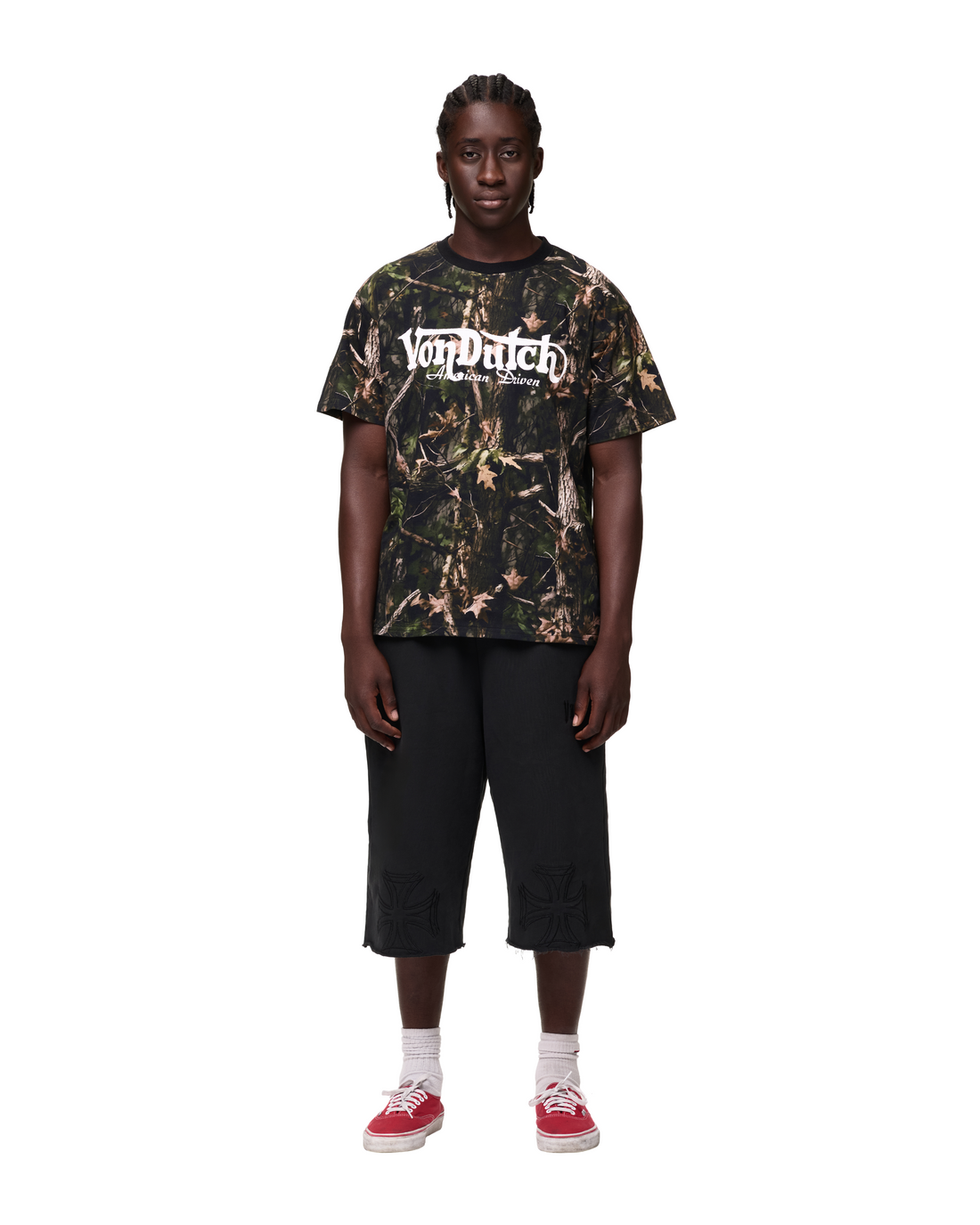 NOIR - LA OVER-SIZED 3/4 SHORTS — image 2
