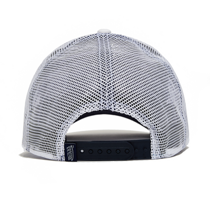 Navy Glitter Trucker