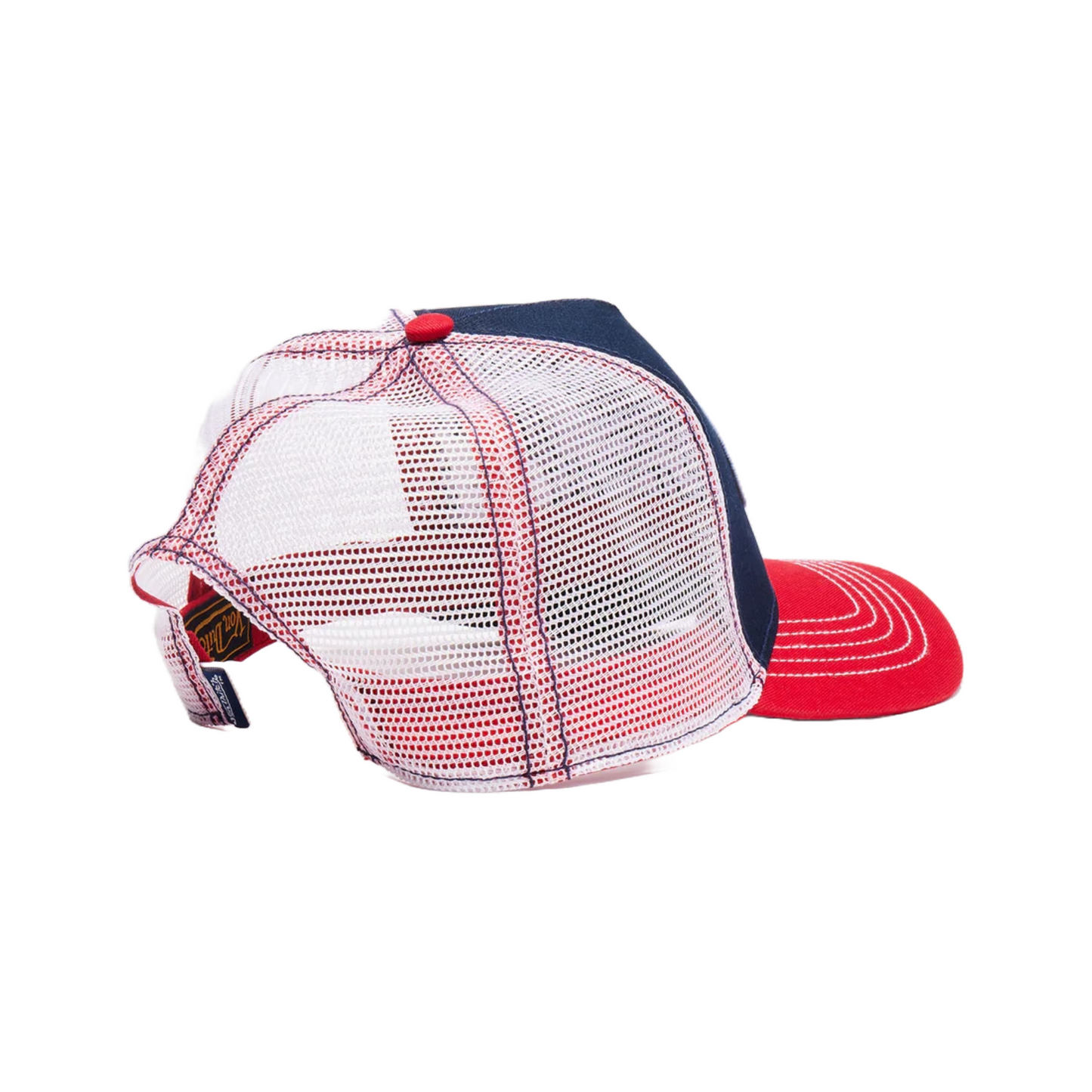 Navy with Red Trucker