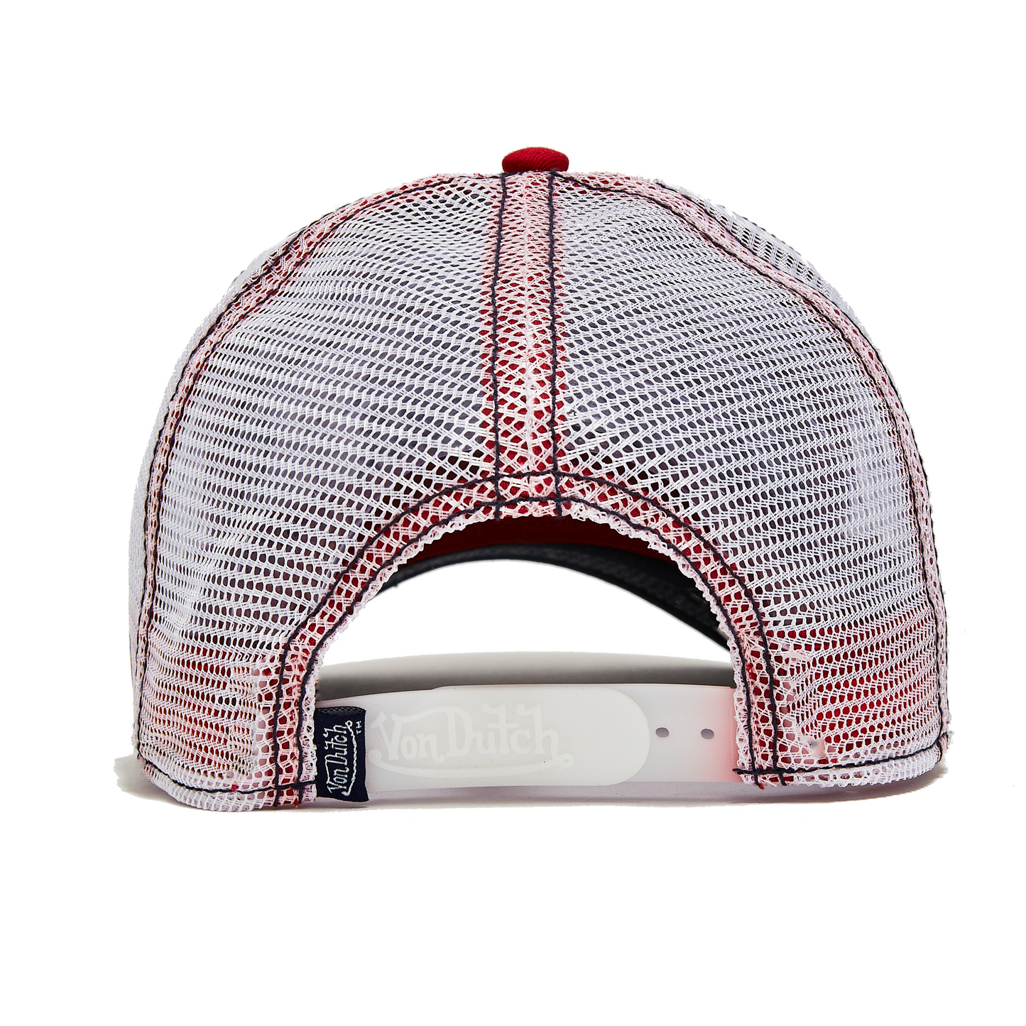 Navy with Red Trucker