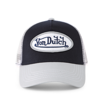 Navy with Silver Trucker Hat | Von Dutch Navy with Silver Trucker Hat | Von Dutch