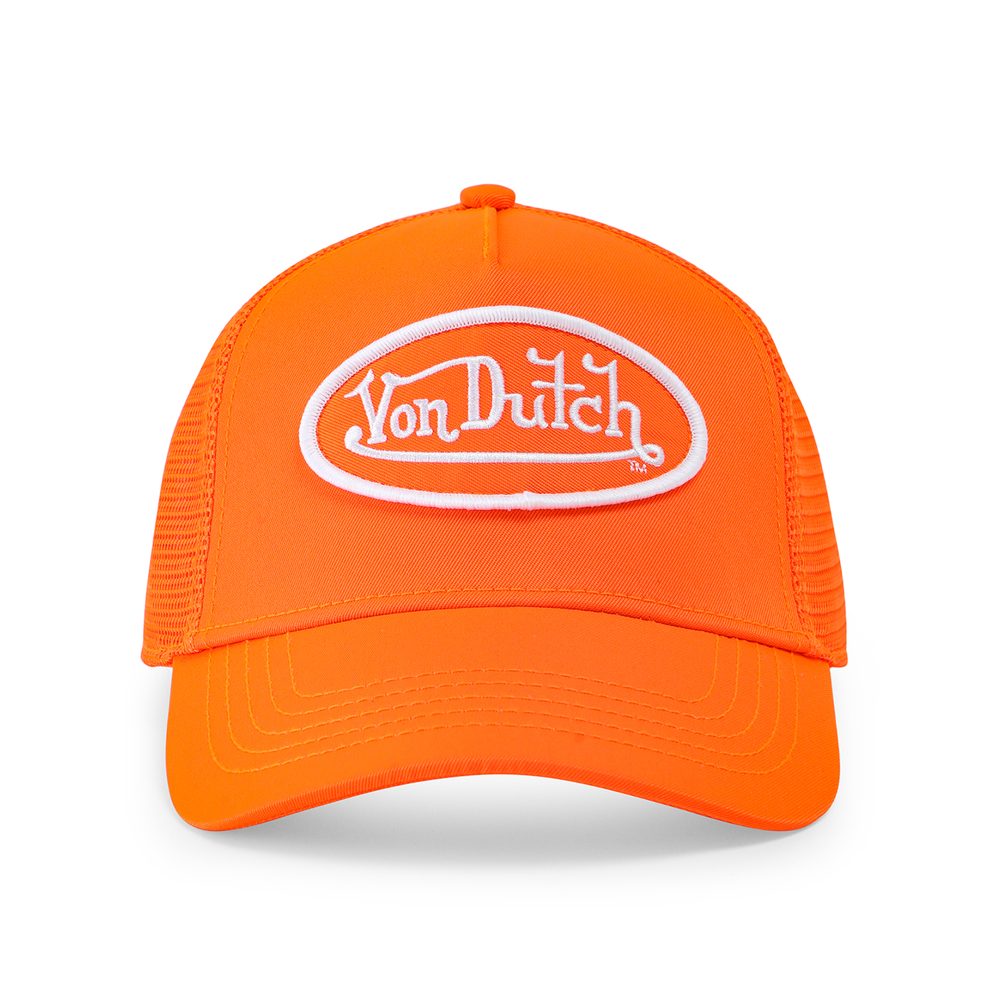 Von Dutch Neon Orange Trucker Hat