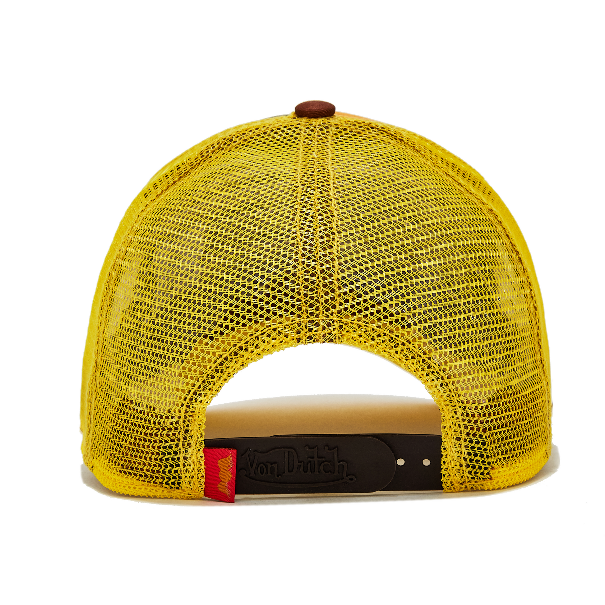 Orange Yellow Camo Trucker Hat