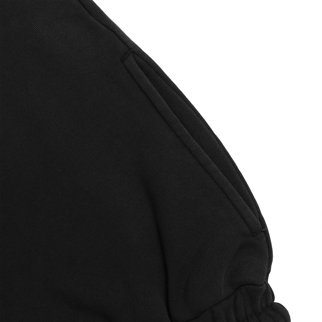 BLACK AND WHITE - LA OVER-SIZED 3/4 SHORTS