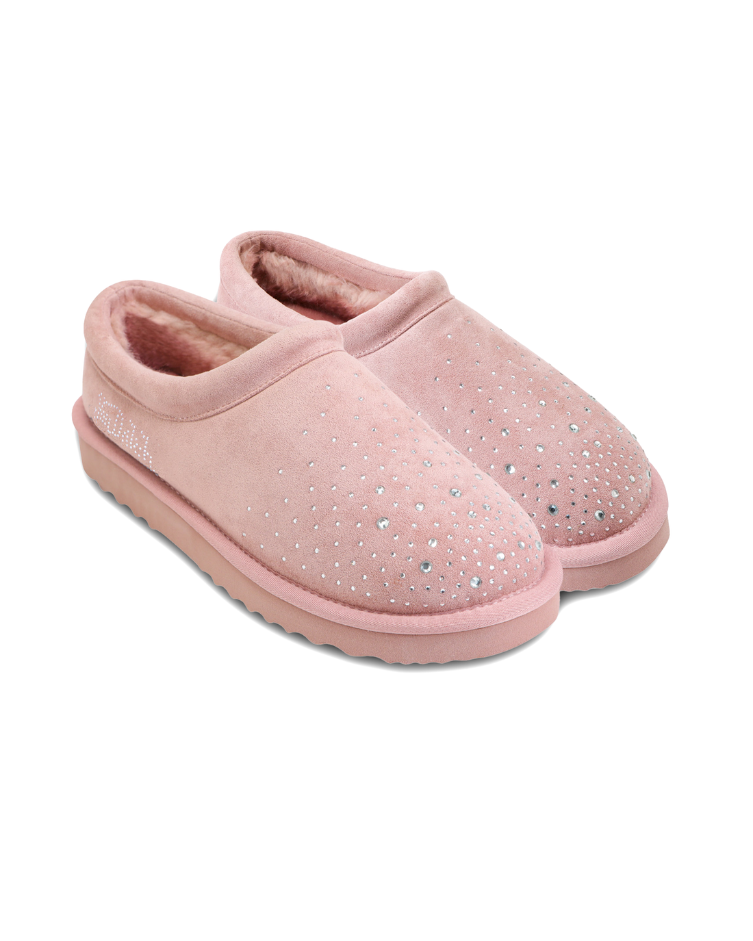 RHINESTONE SLIP-ON BOOT - PINK — image 1