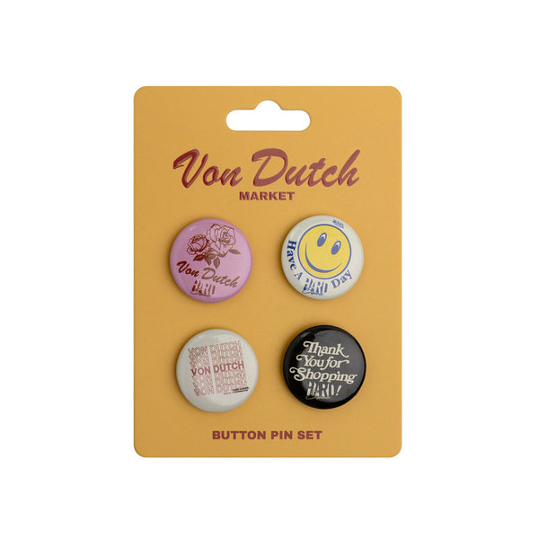 VON DUTCH MARKET QUALITY GOODS PIN SET - VD x HARDFEST
