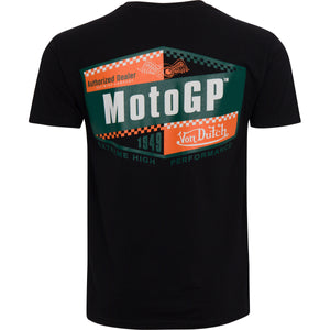 Moto 4 GP Performance Black SS Tee