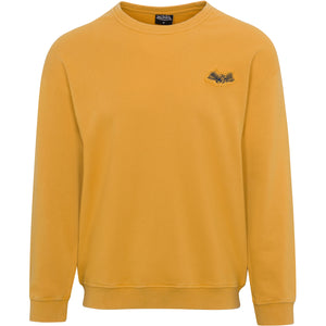 Mustard French Terry Crew Neck Sweater