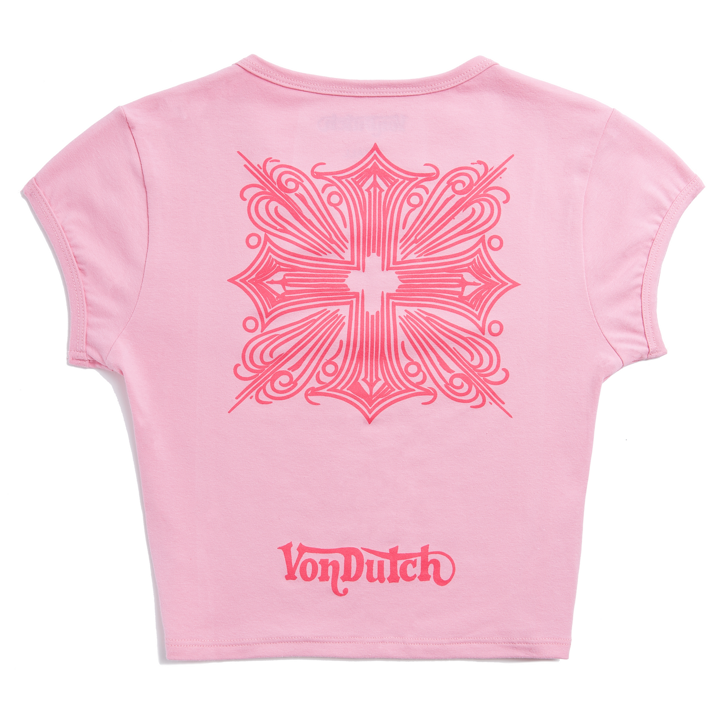 Von Dutch Pink Chopper Baby Tee