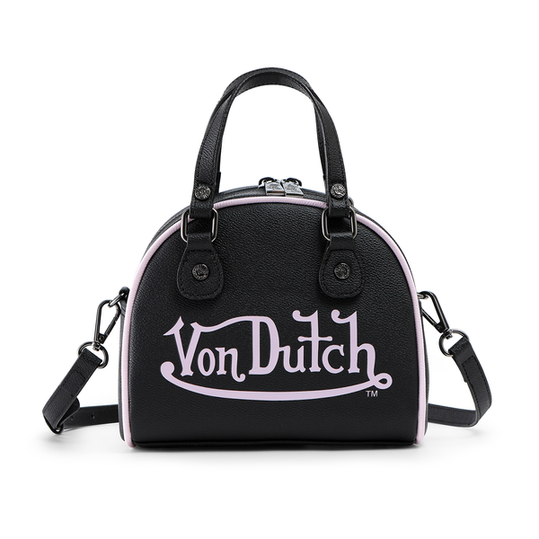 s952 Von Dutch ボストンバッグ 黒/ピンク ボンダッチ Pink_black_grande.png?v=1758213305