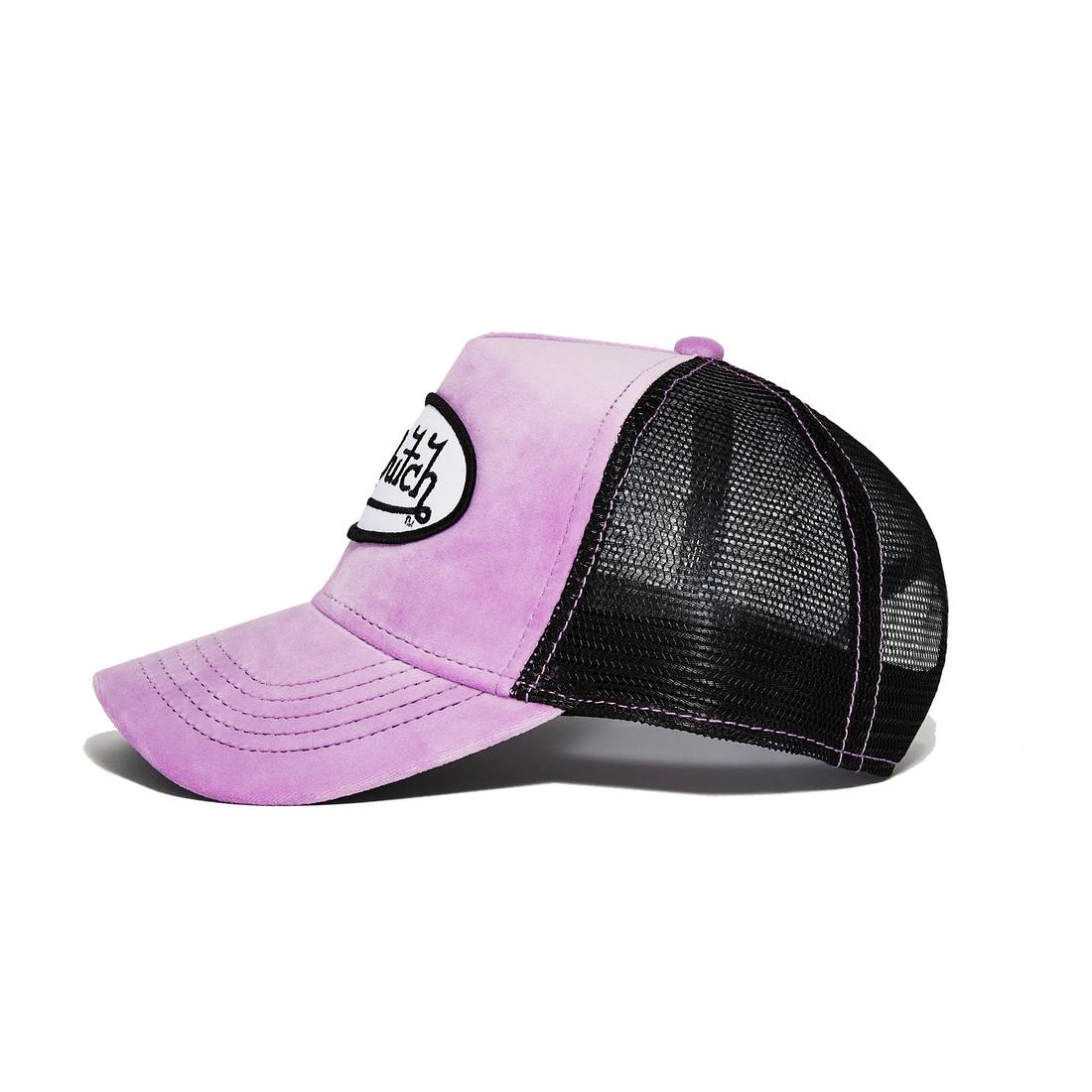Plum Dust Velvet Trucker Hat — image 3