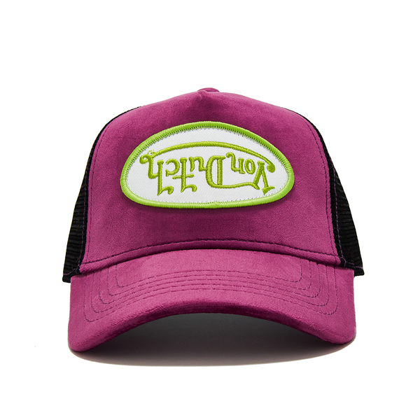 PurpleLimeVelvetCrushTruckerHa  display picture 1