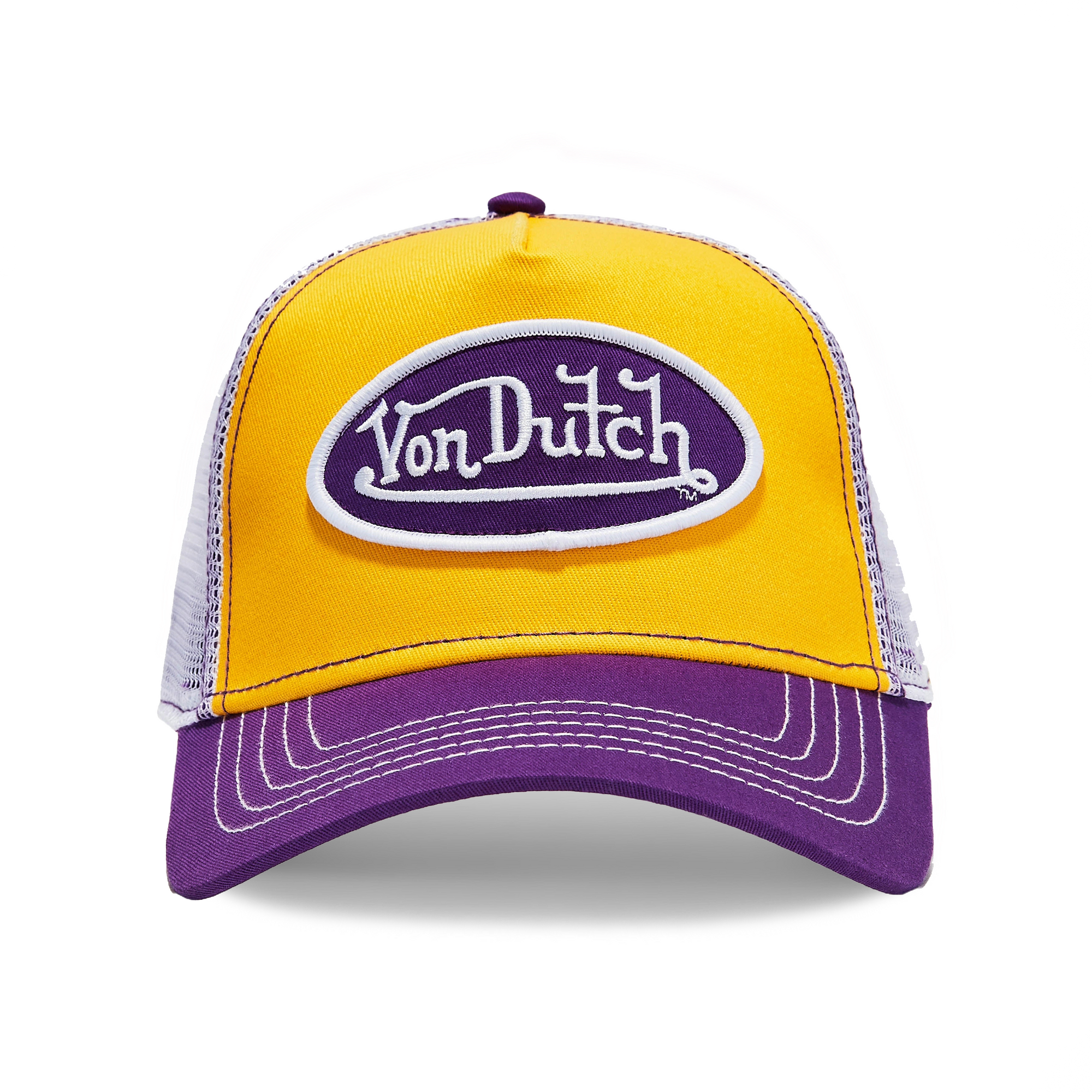 Von Dutch Purple Gold Trucker Hat