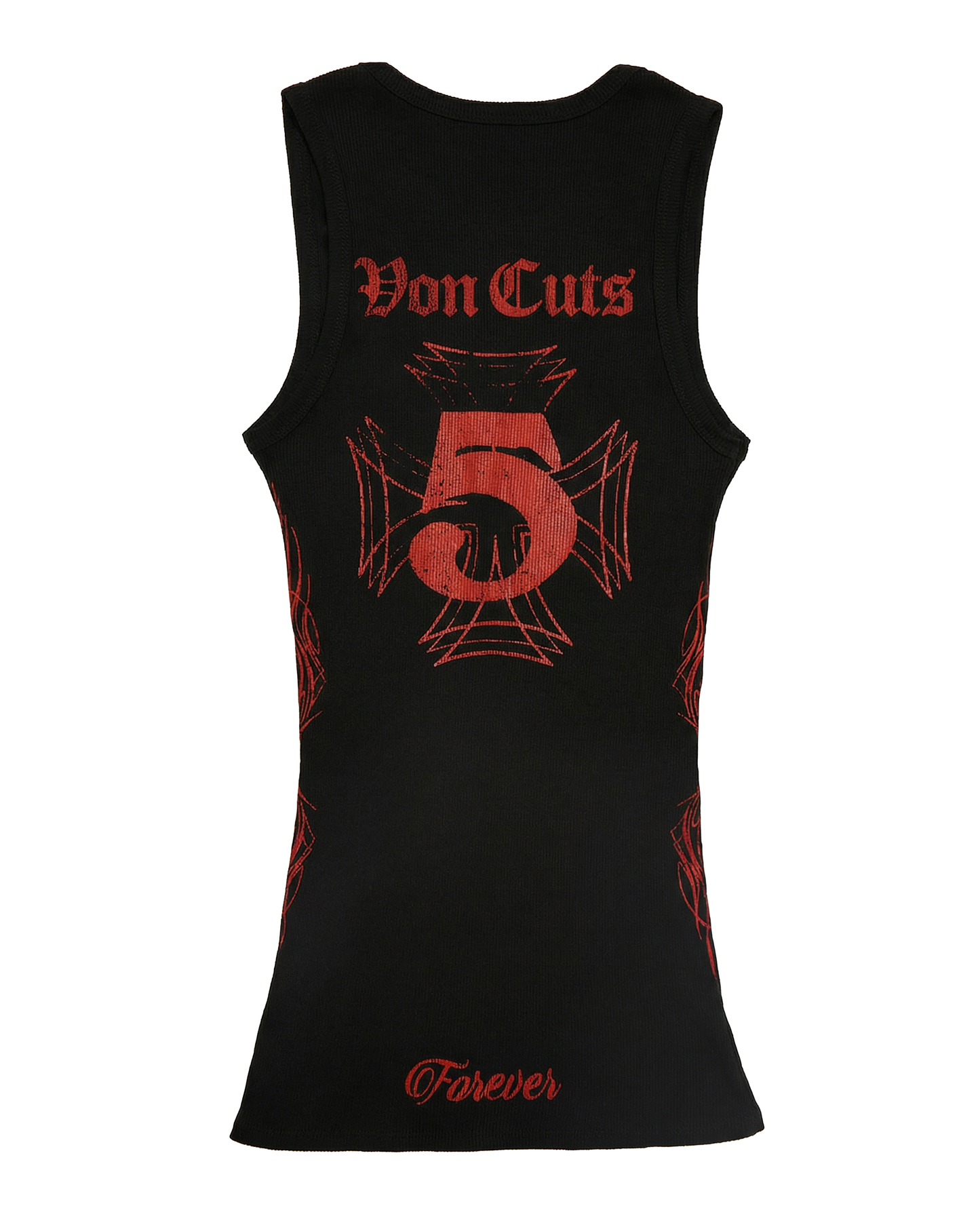 Von Dutch x Raw Cuts "Five" Tank Top - Black