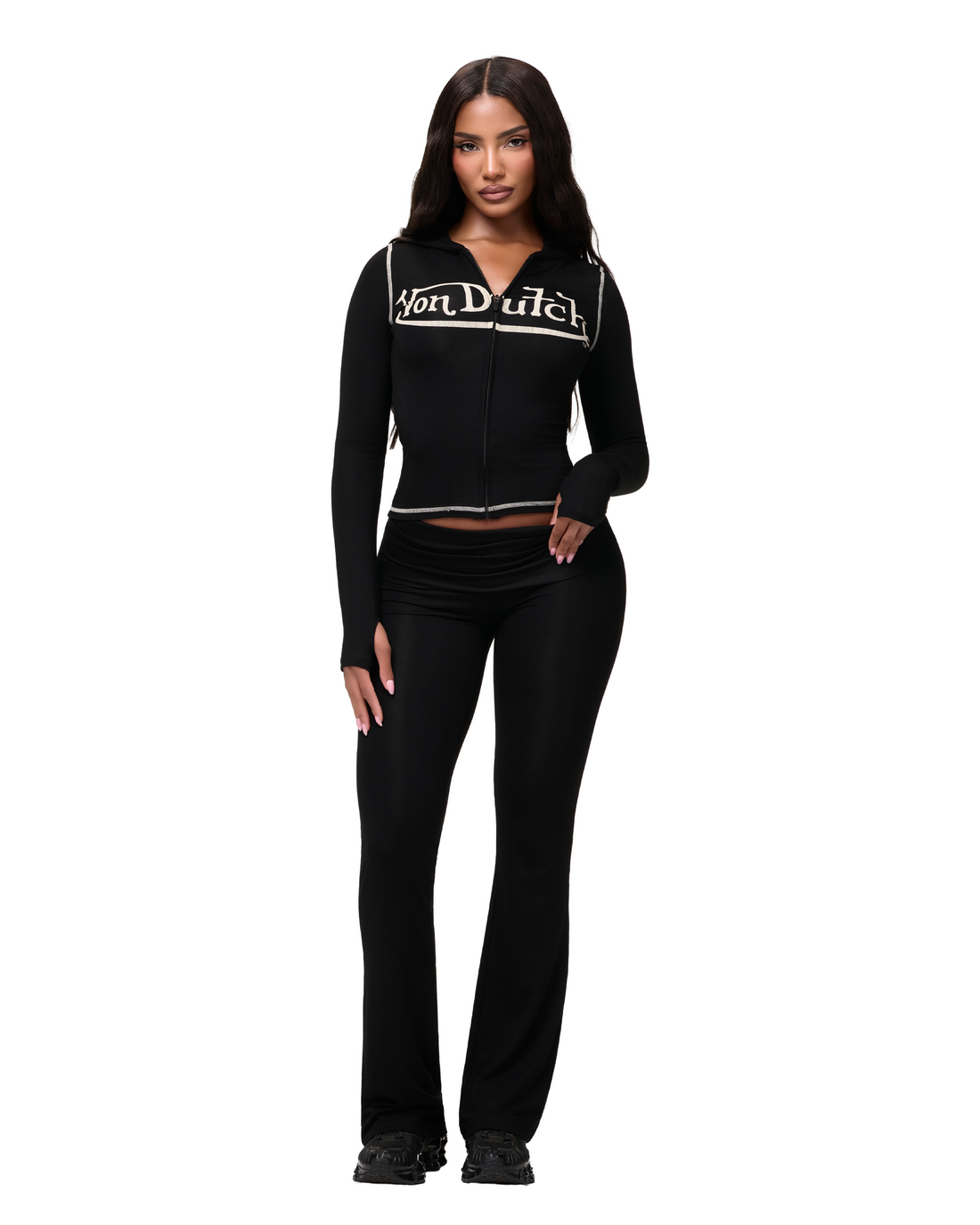 VON DUTCH ROXY BOTTOM - BLACK