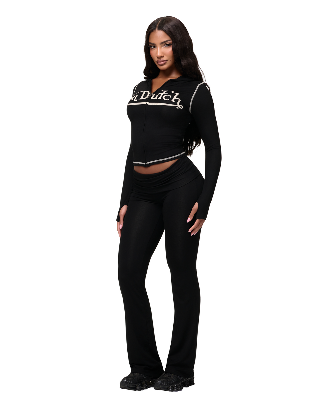 VON DUTCH ROXY BOTTOM - BLACK