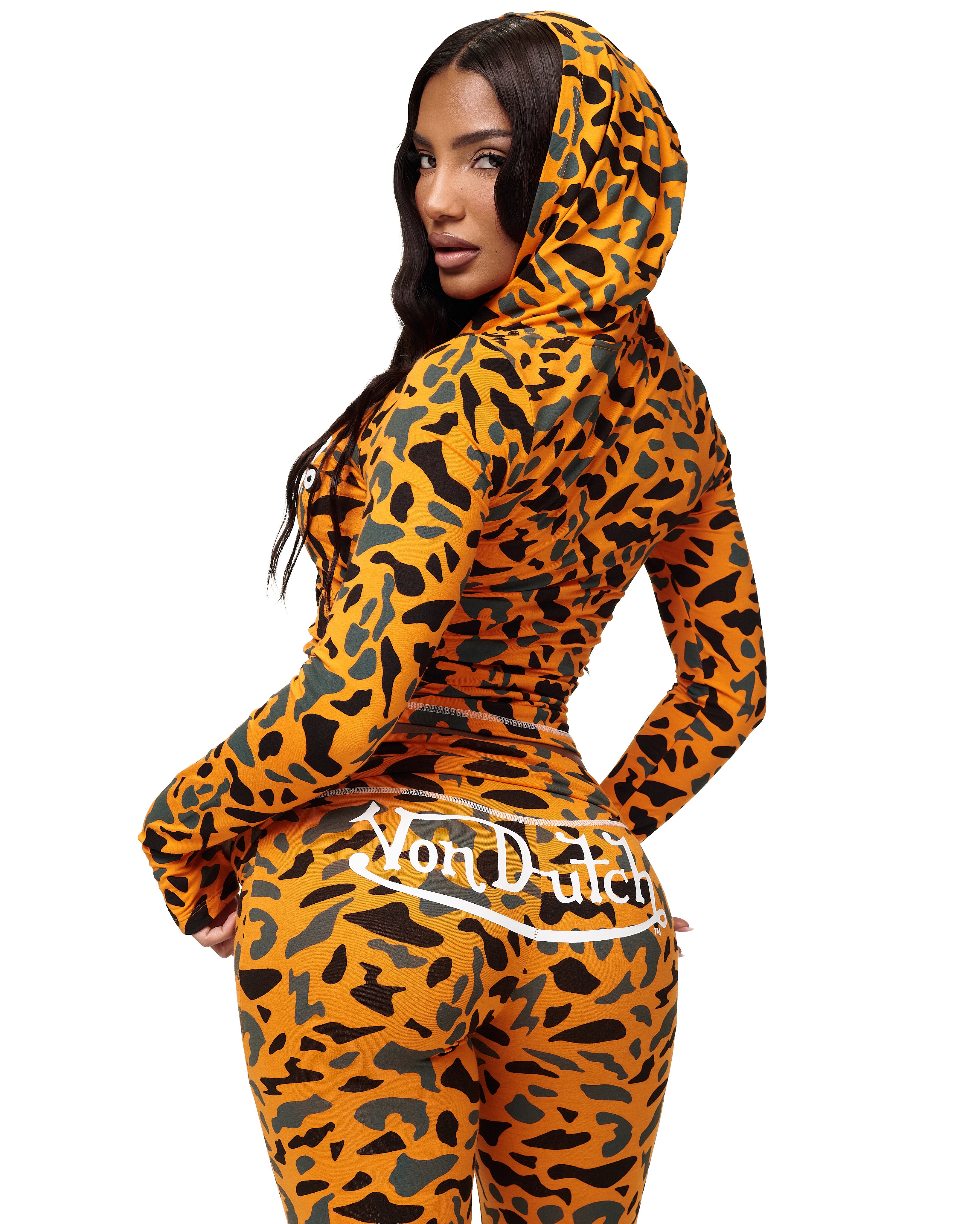 VON DUTCH ROXY BOTTOM - ORANGE CAMO – Von Dutch