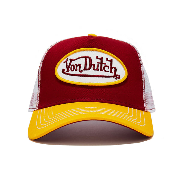 Red & Yellow Trucker Hat | Von Dutch display picture 3