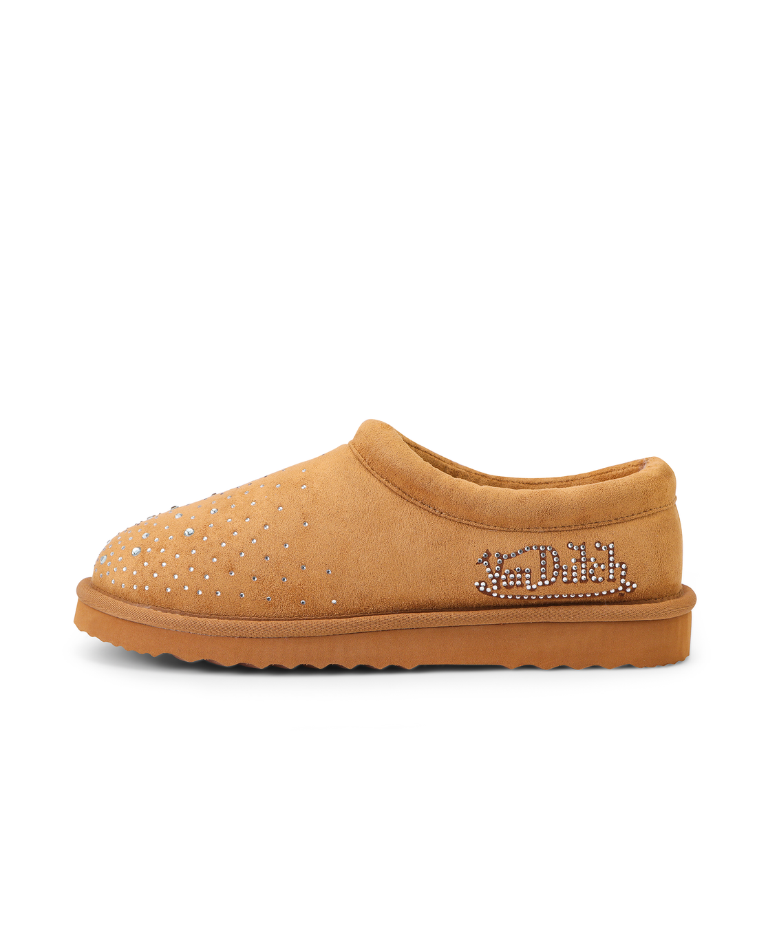 RHINESTONE SLIP-ON BOOT - CHESTNUT — image 2