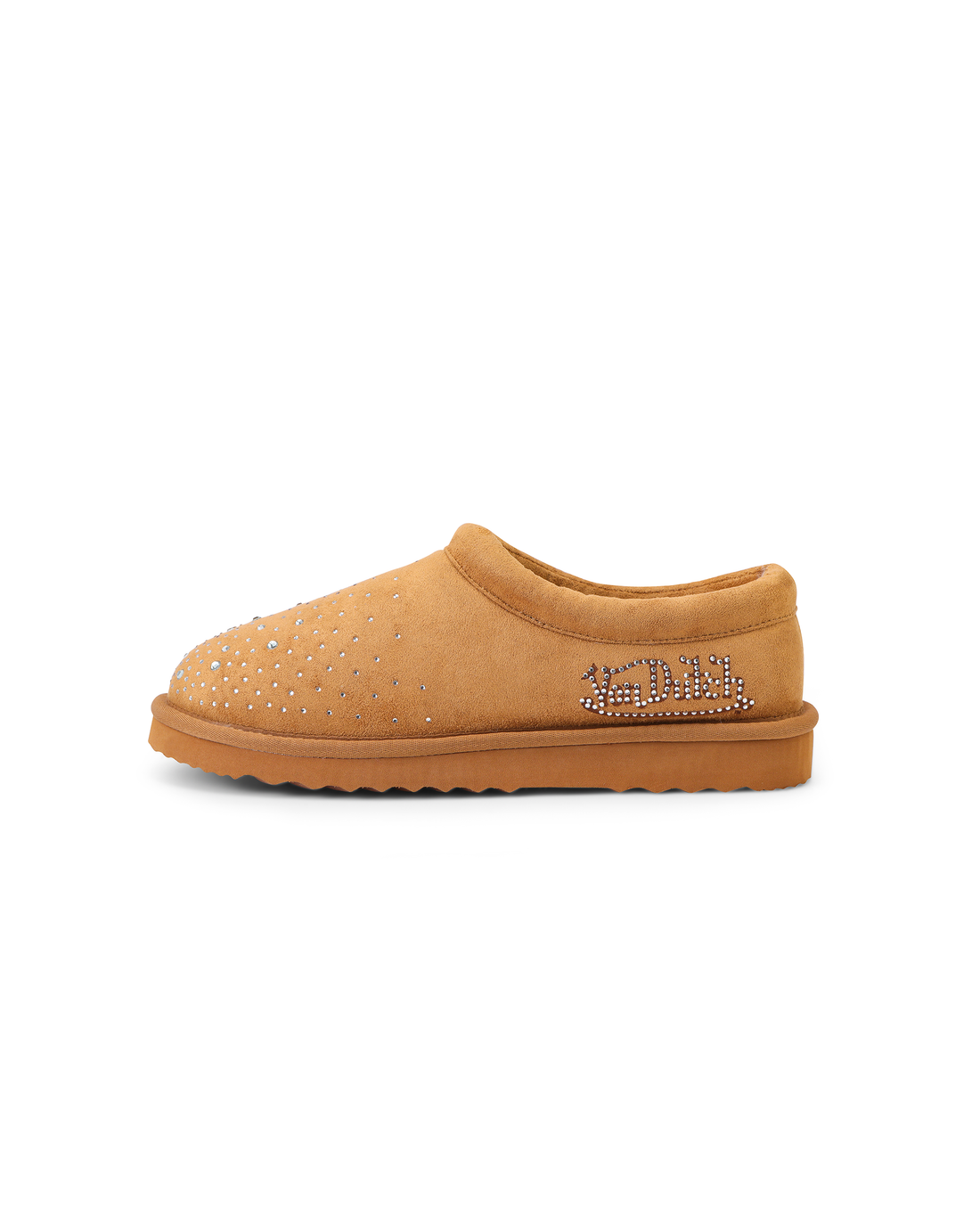 RHINESTONE SLIP-ON BOOT - CHESTNUT — image 9