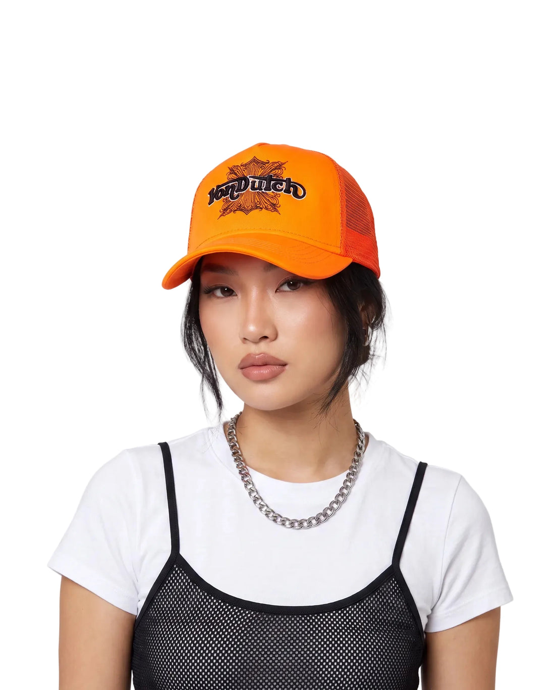 Foam Chopper Trucker Hat - Orange — image 2