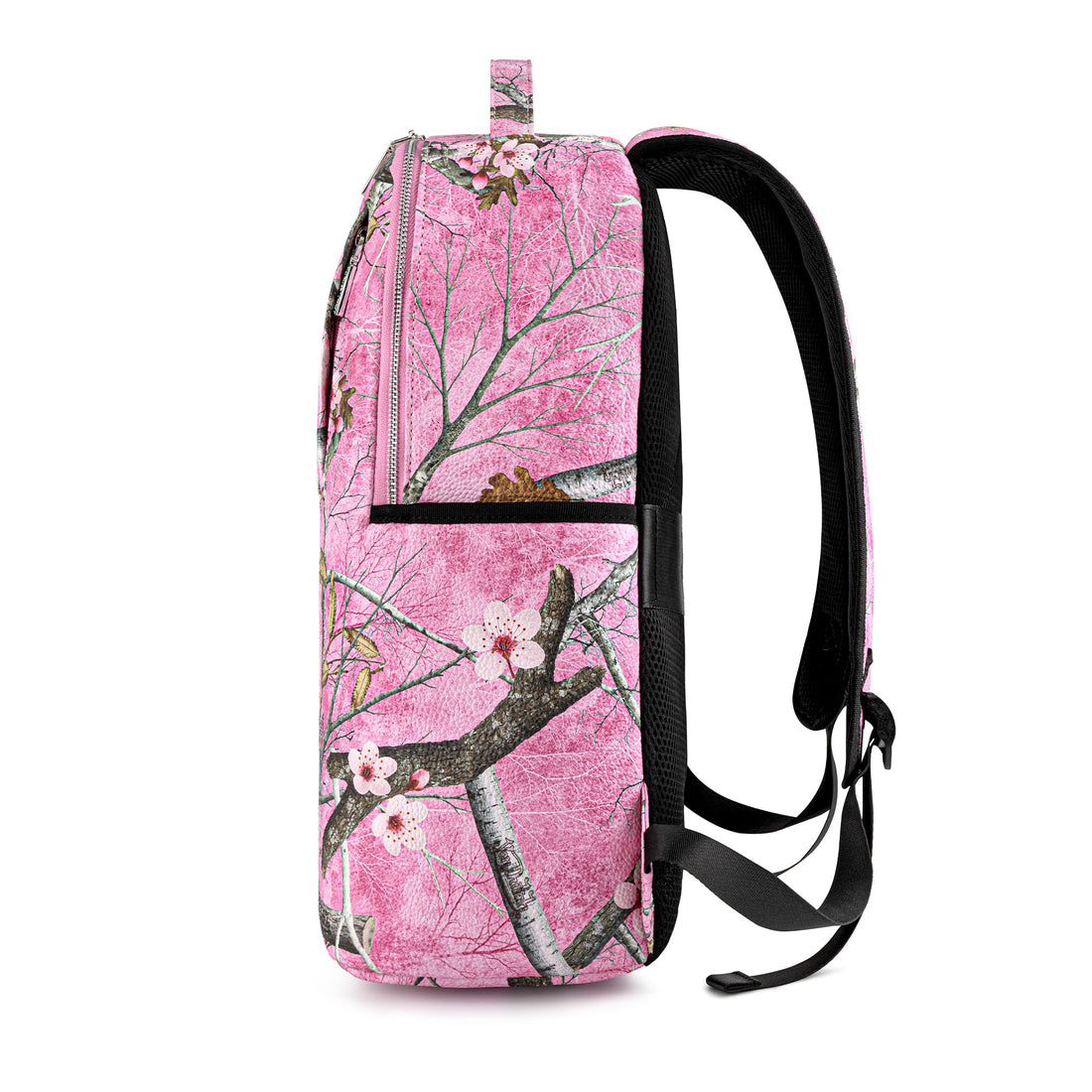 Medium Sized Pink Camo Autumn Season Backpack — image 6