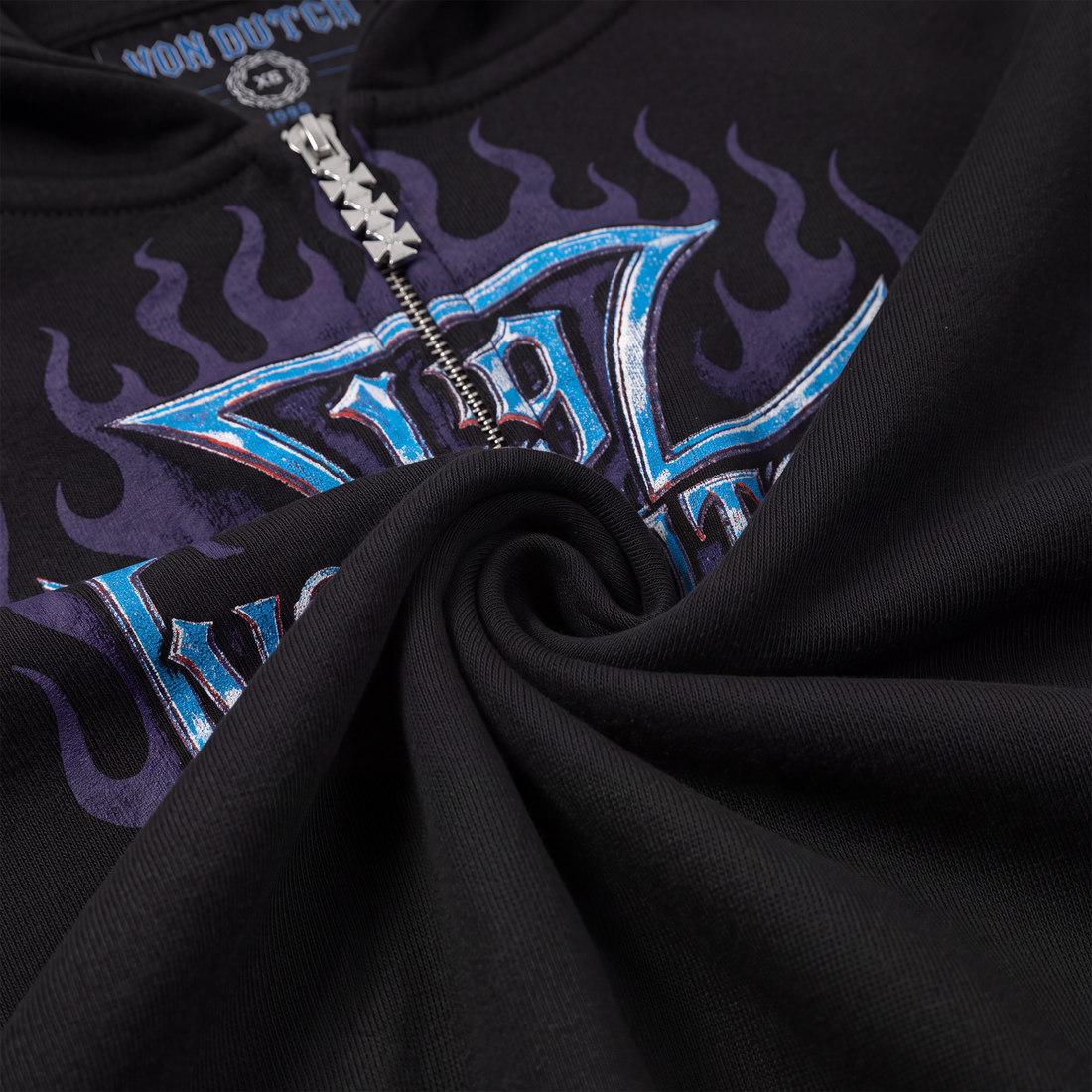 CHOPPER FLAMES - ZIP UP HOODIE — image 5