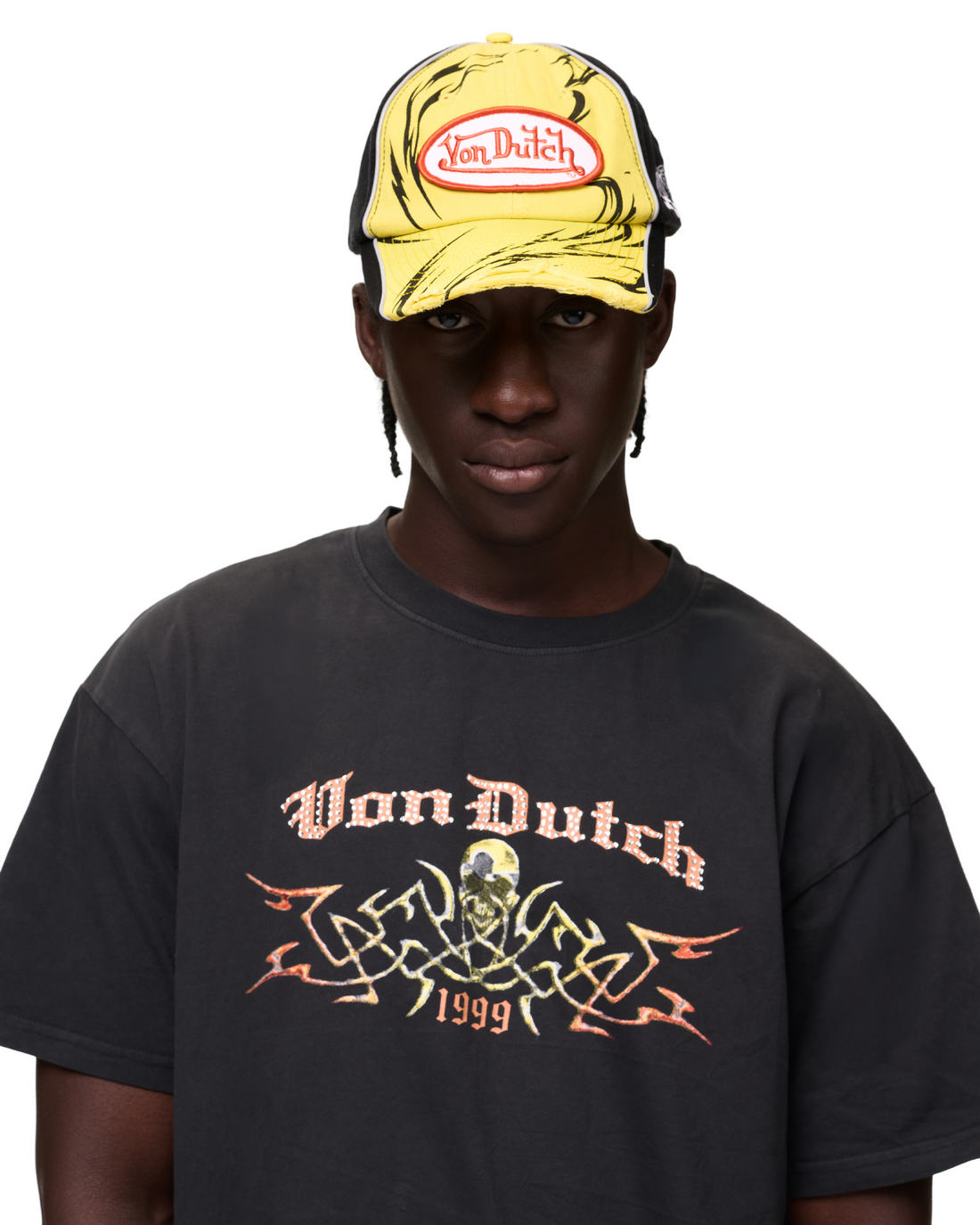 Speedway 6 Panel Hat - Yellow — image 2