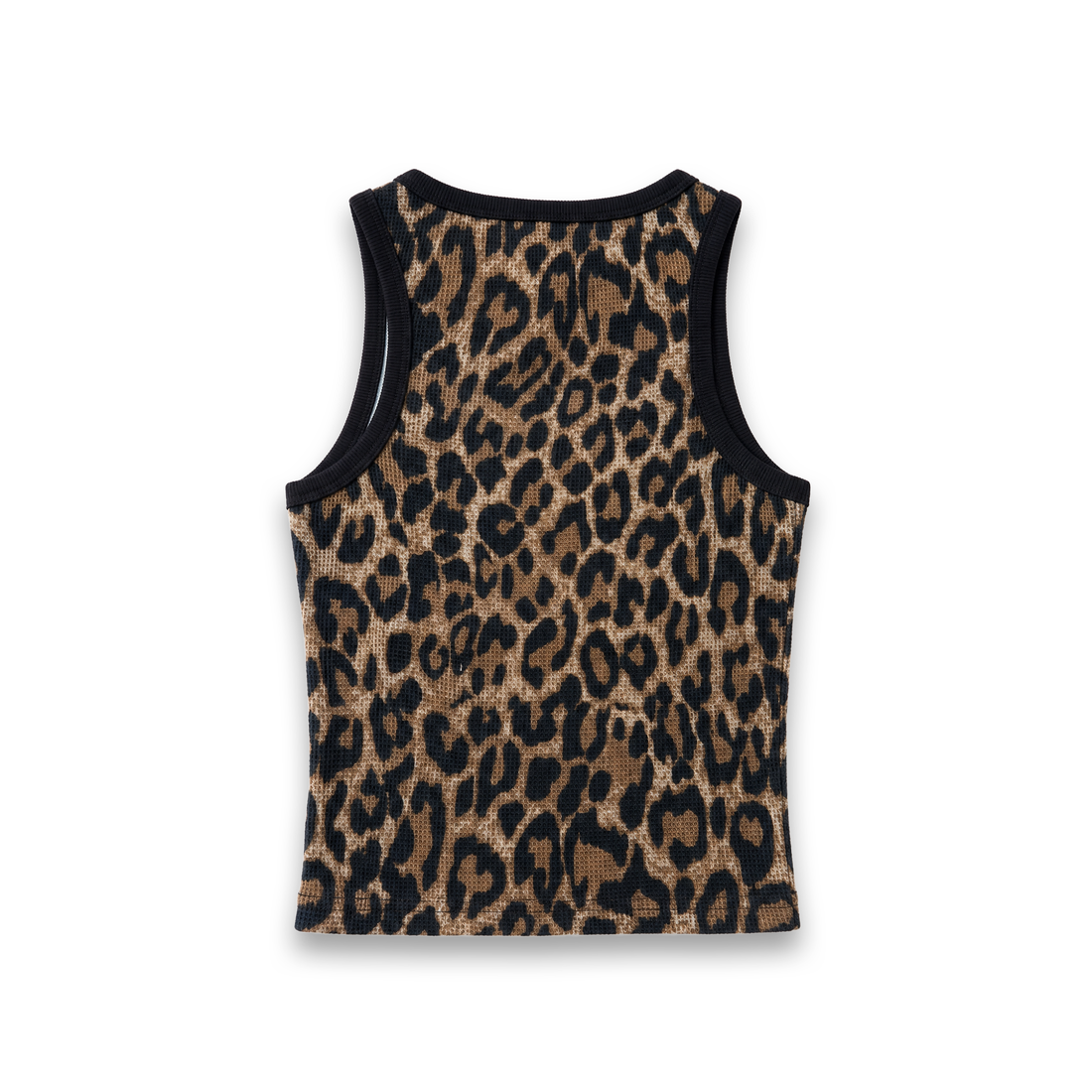 Black - REMI WAFFLE TANK TOP — image 2