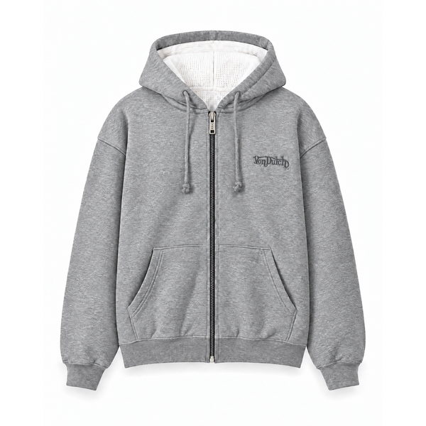 GRAY - THERMAL ZIP UP