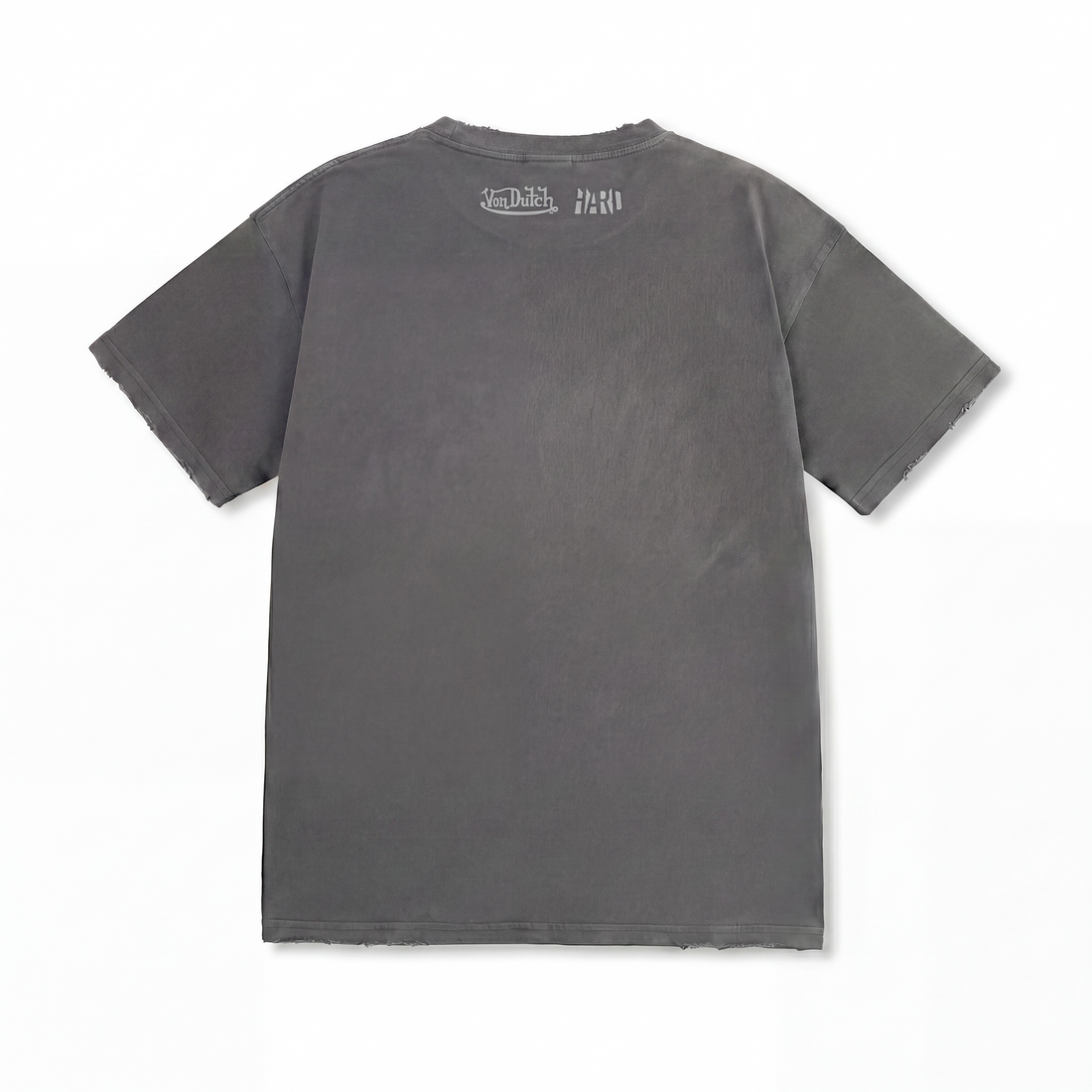GRAY DISTRESSED TEE - VD x HARDFEST — image 3