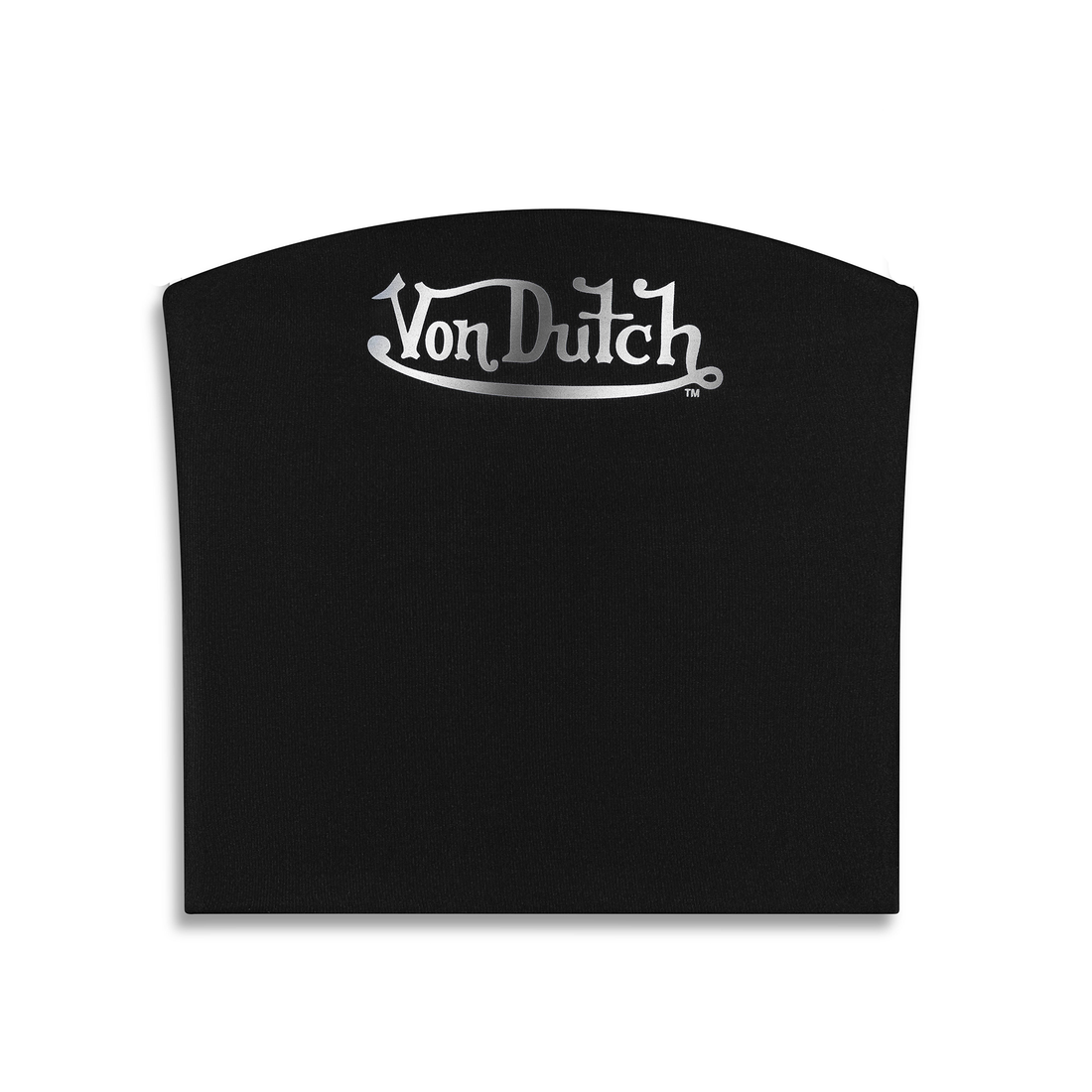Women's Tube Top - Black w/ Metallic Script — image 1