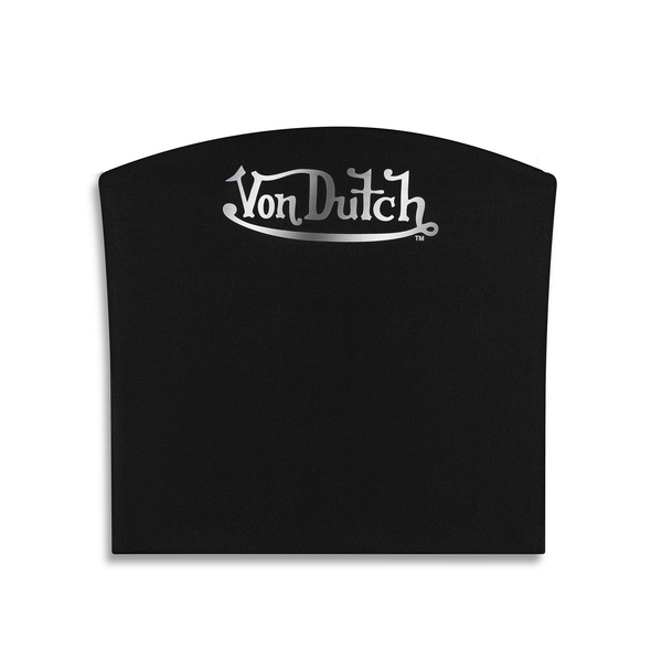 Women's Tube Top - Black w/ Metallic Script