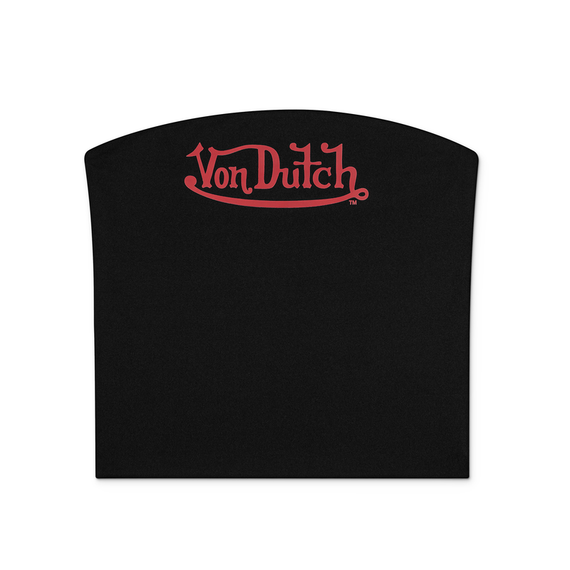 Women's Tube Top - Black w/ Red Script