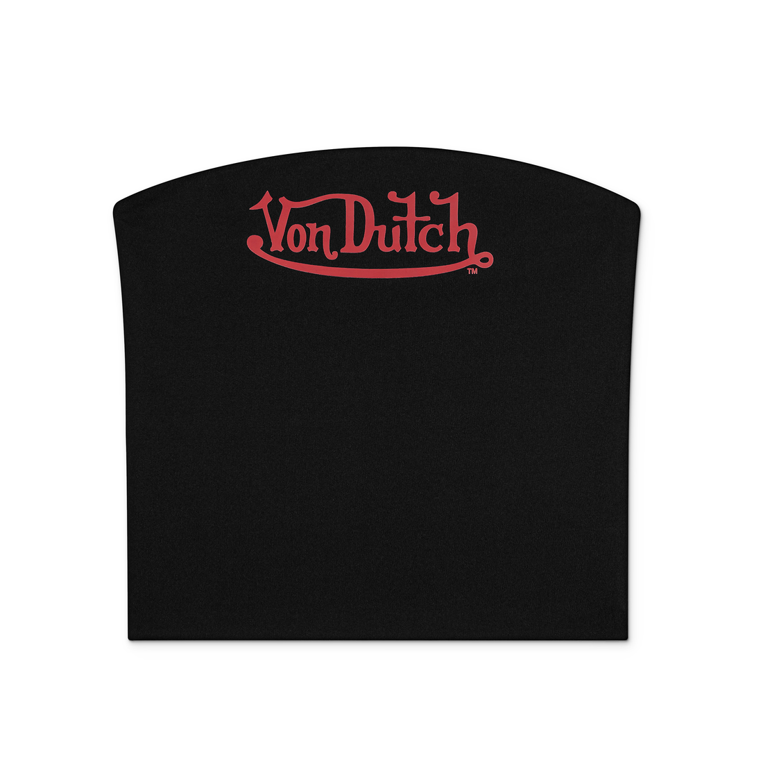 Women's Tube Top - Black w/ Red Script — image 1